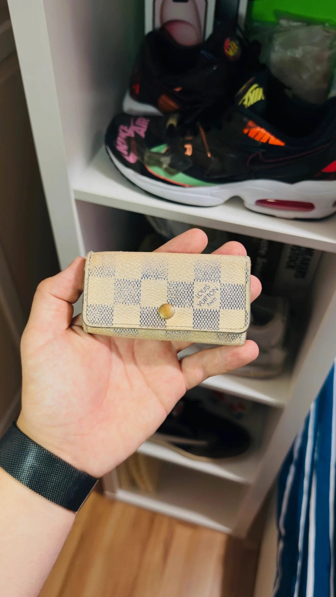 Louis vuitton Keyholder Damier Azur Unique #LV-JP-7.256