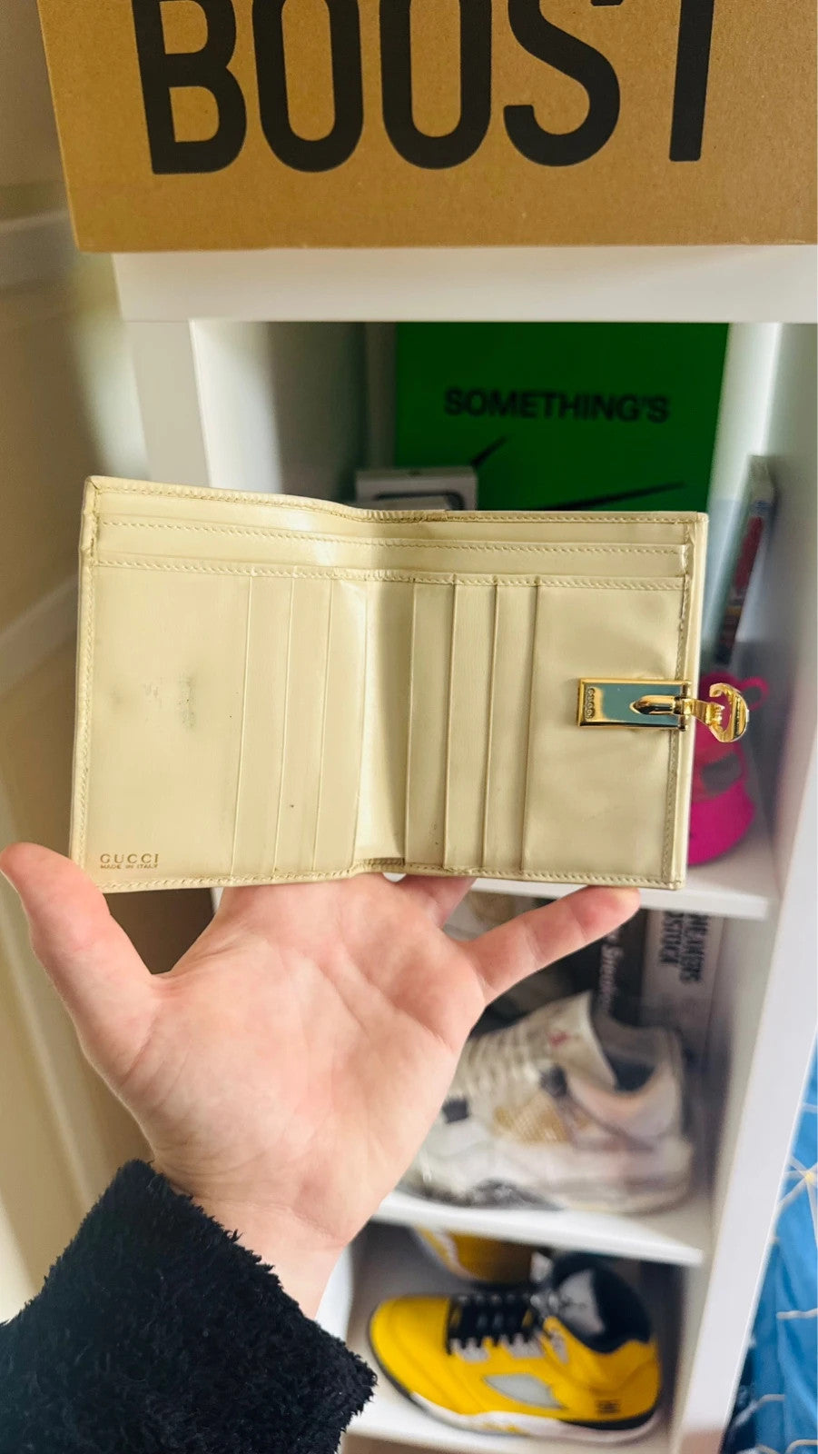 Gucci White Wallet #GU-JP-14.39