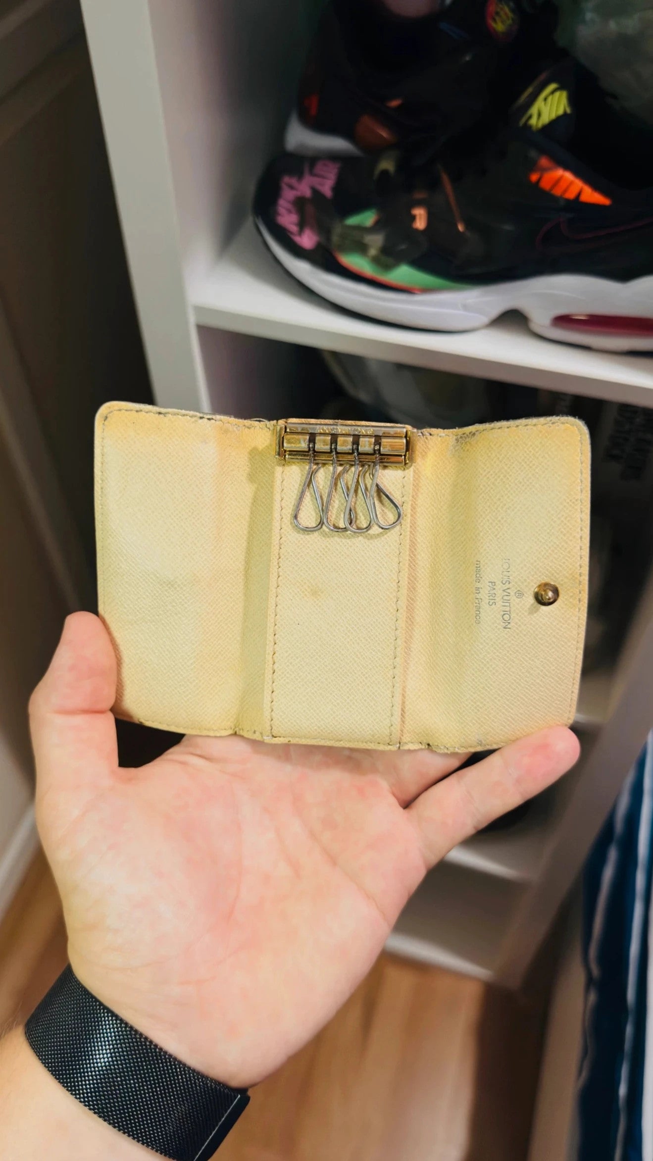Louis vuitton Keyholder Damier Azur Unique #LV-JP-7.256