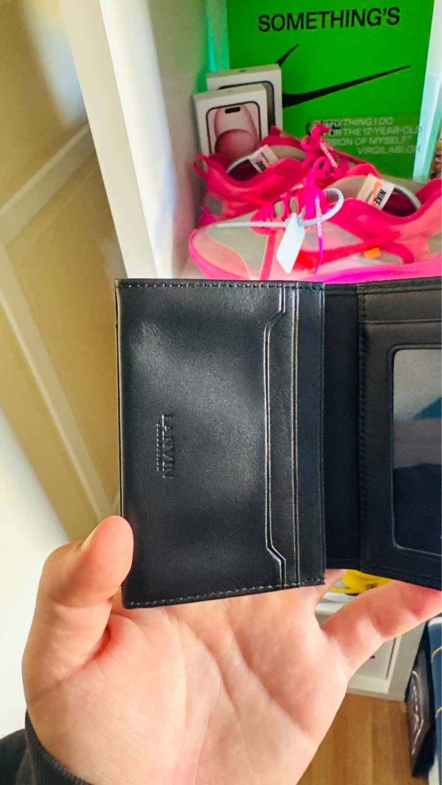 Lanvin Black Wallet #LAN-JP-14.28