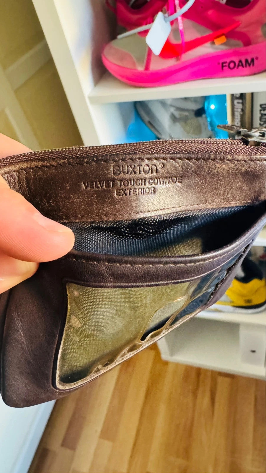 Buxton Dark Grey Pouch #EL-JP-14.27