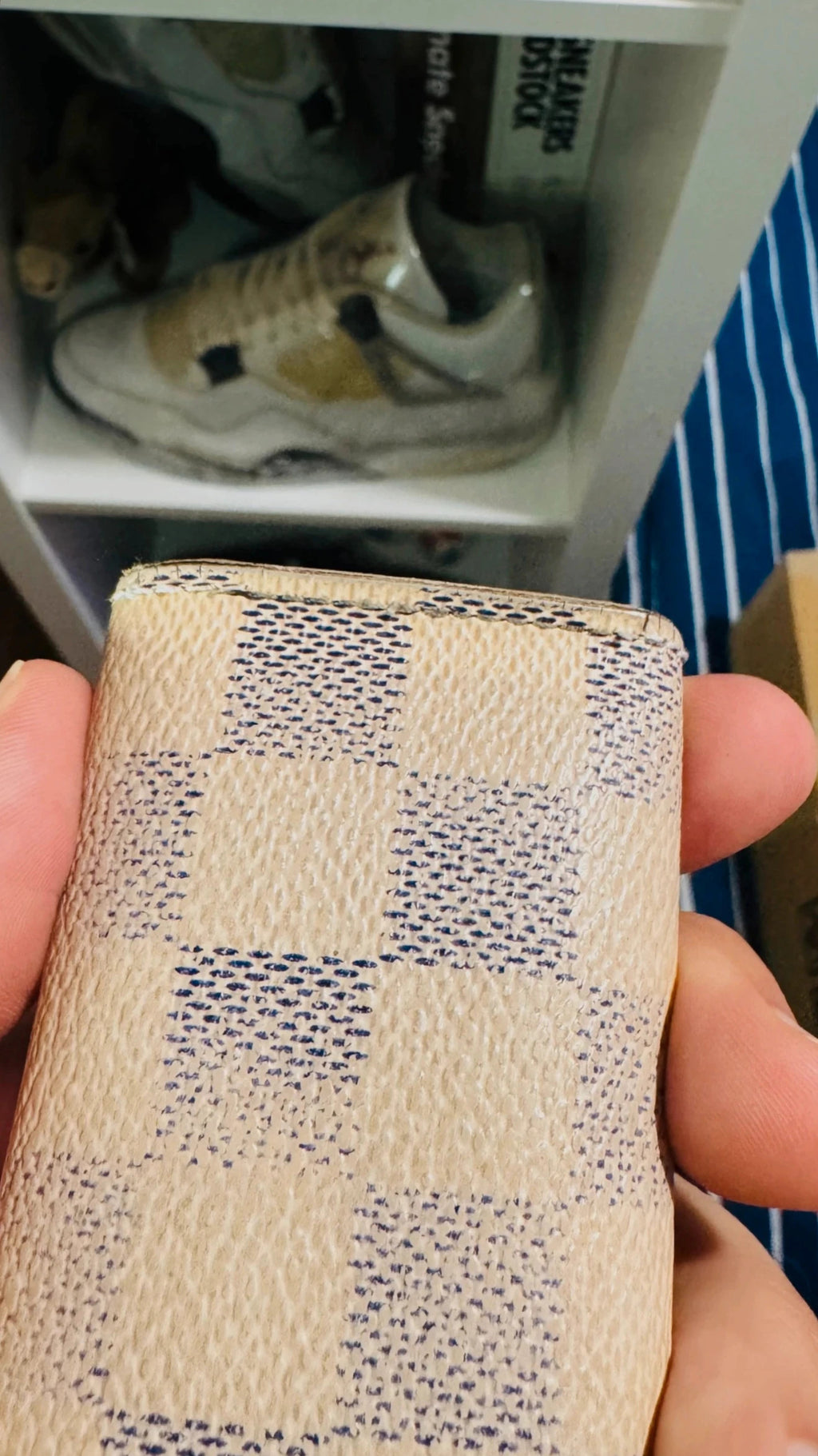 Louis vuitton Keyholder Damier Azur Unique #LV-JP-7.256